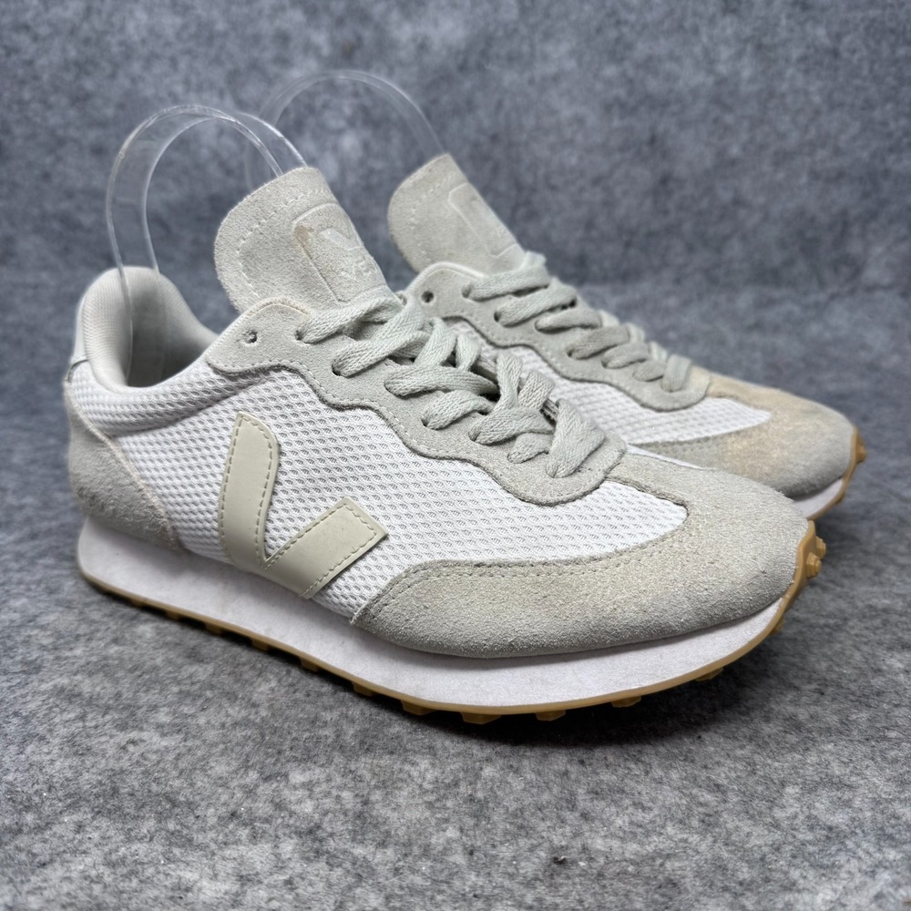 Veja Rio Branco Alveomesh Sneaker White Pierre Beige‎ Womens size 6 Shoes
